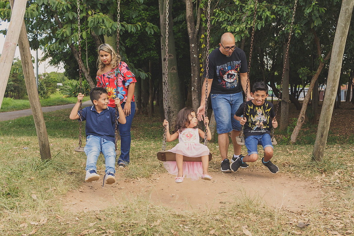 ensaio familia balanço familia
