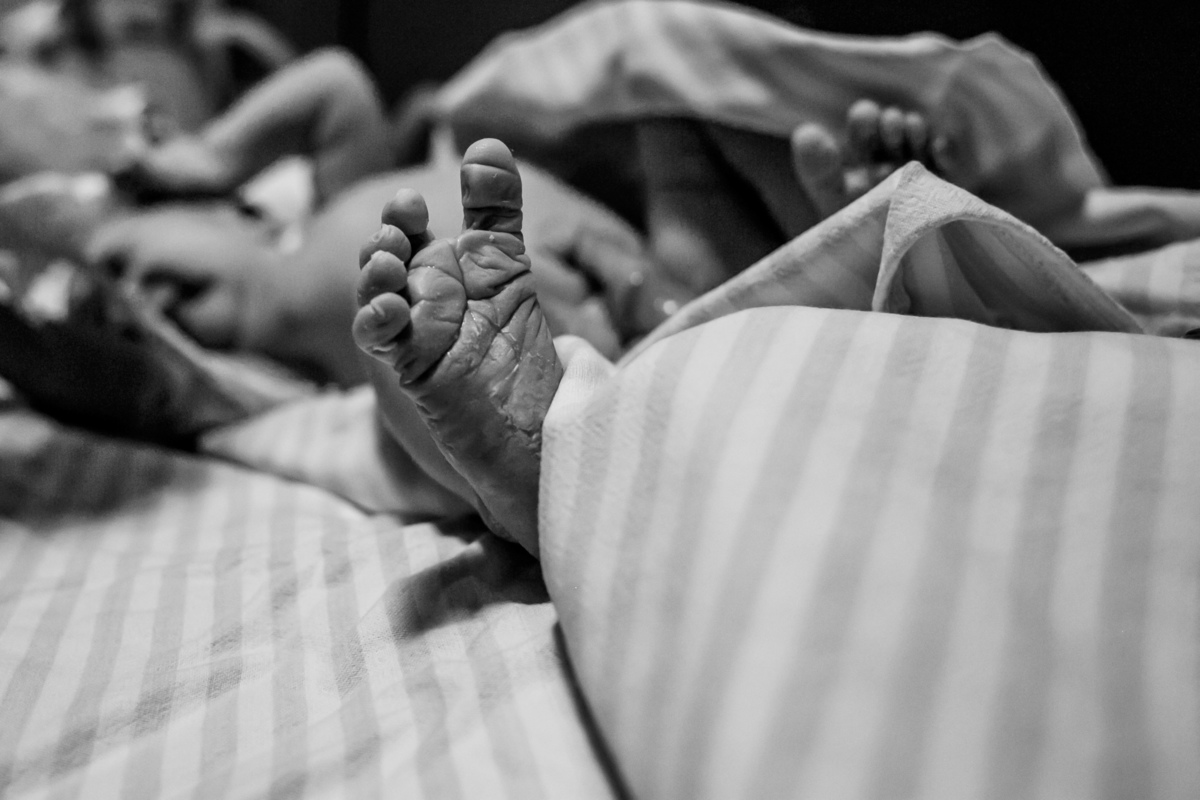 pézinho do recem nascido