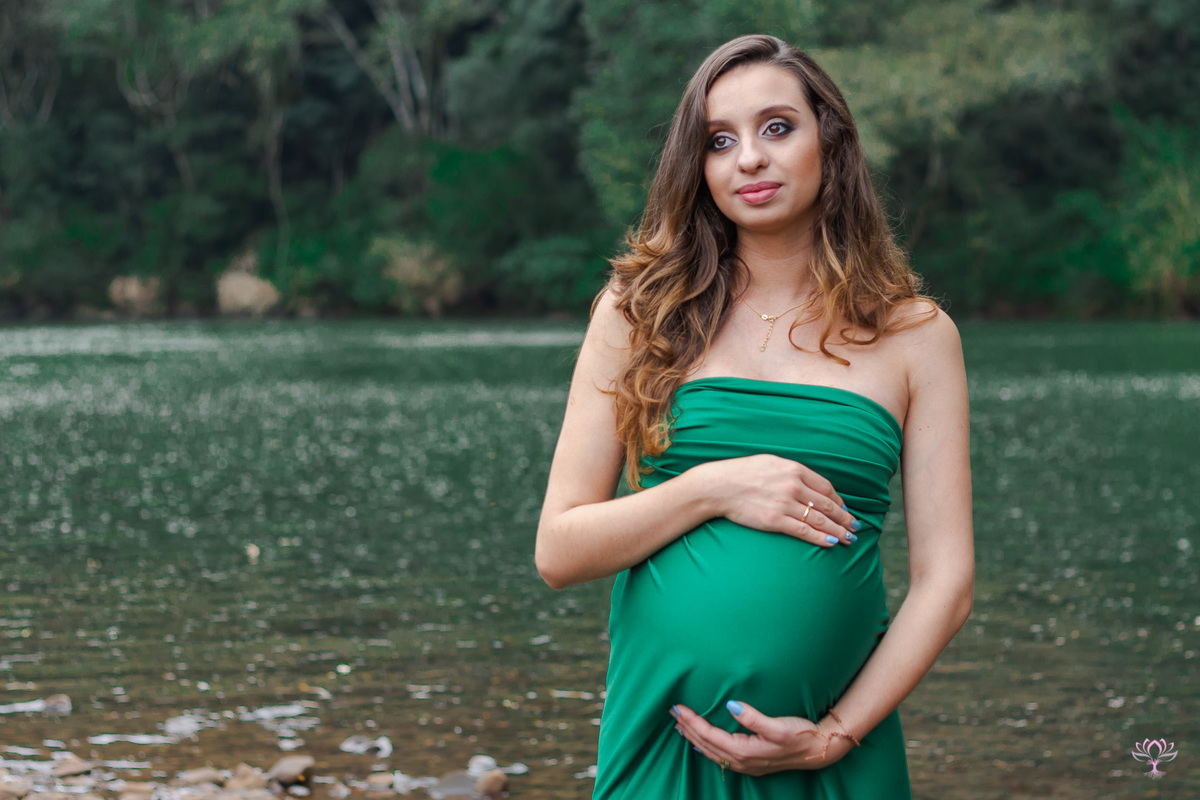 retrato de gestante