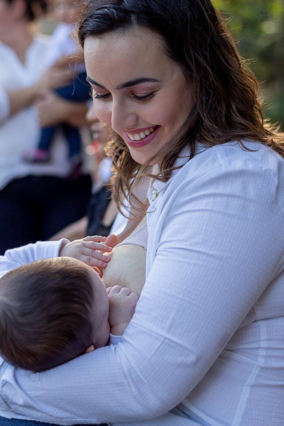 amamentação no eco parque em Chapecó