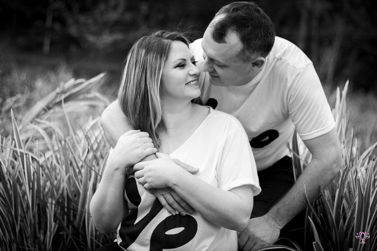 casal em foto preto e branco