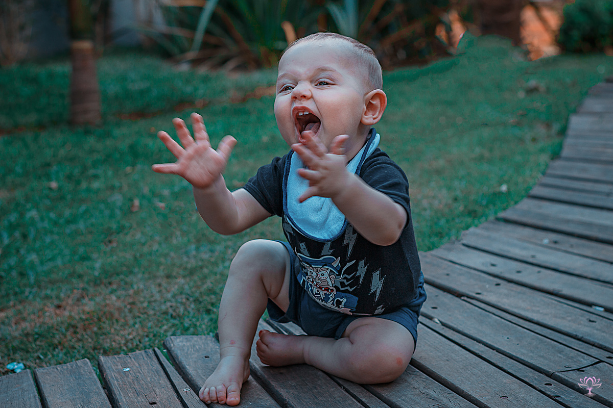 ensaio externo de bebê
