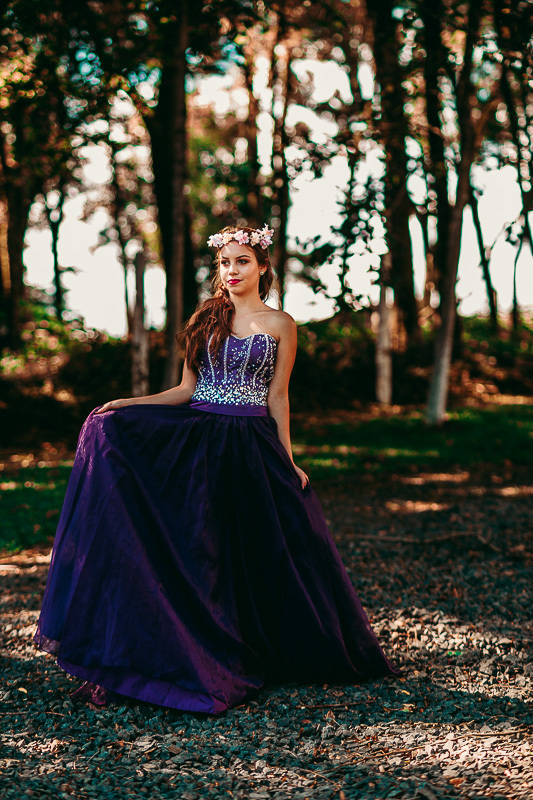 ensaio 15 anos vestido longo