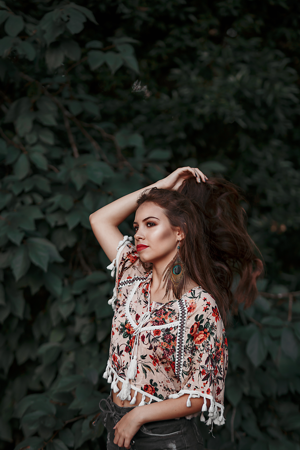 foto com inspiração em look india