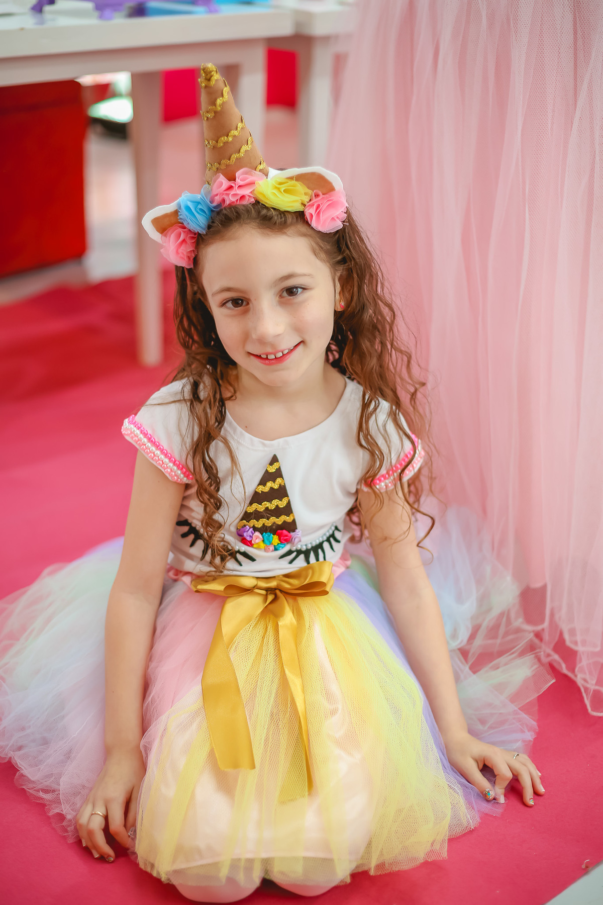 retrato na festa infantil