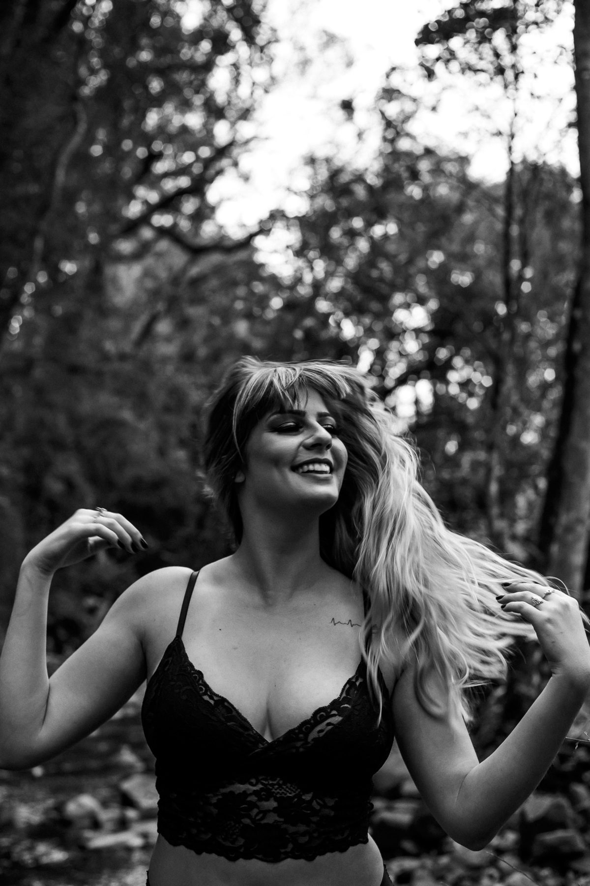 foto de rosto em movimento