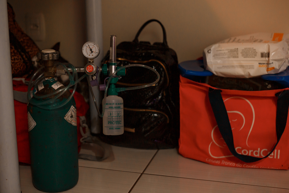 material de apoio no parto domiciliar
