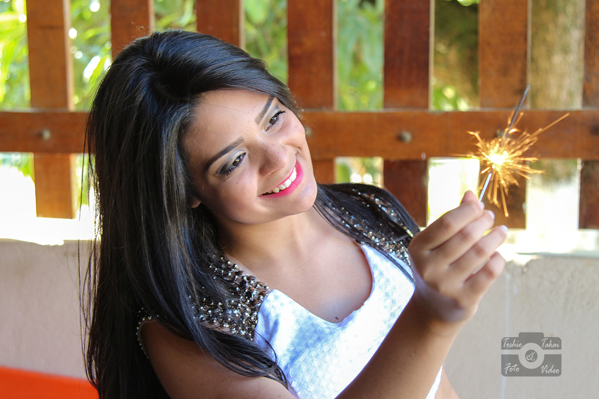 Um lindo dia de sol para fotografar a linda Giovanna