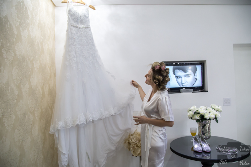 Belo vestido de noiva