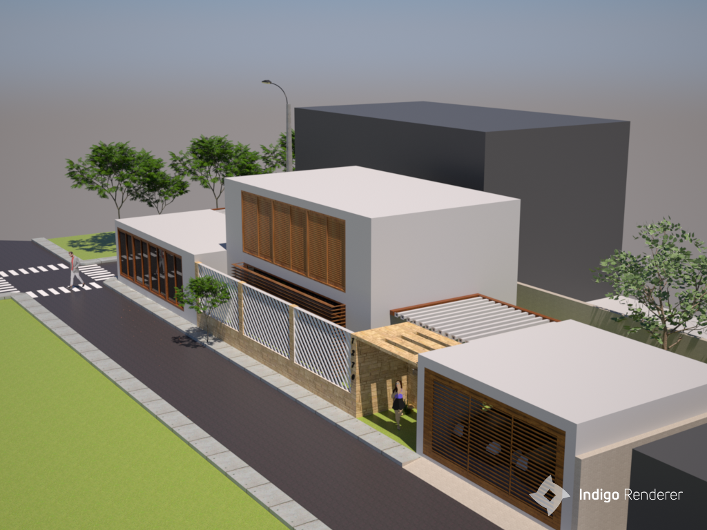 Perspectiva - Externa Rua A