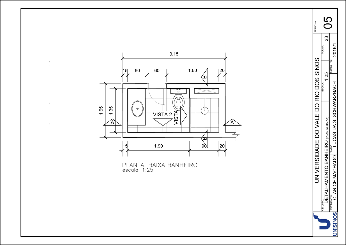 Planta Baixa - Banheiro