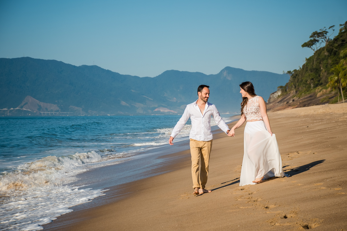 Pré Wedding praia Cibelle e Guilerme