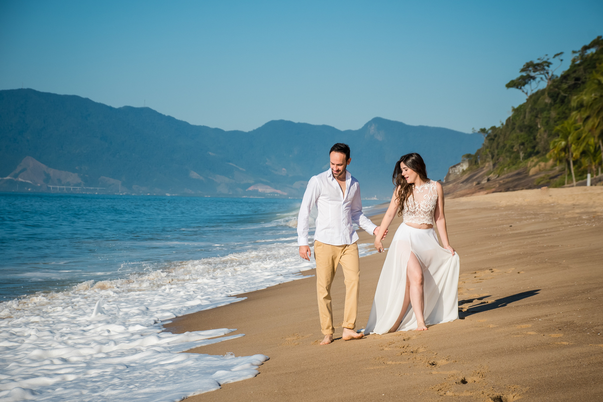 Pré Wedding praia Cibelle e Guilerme