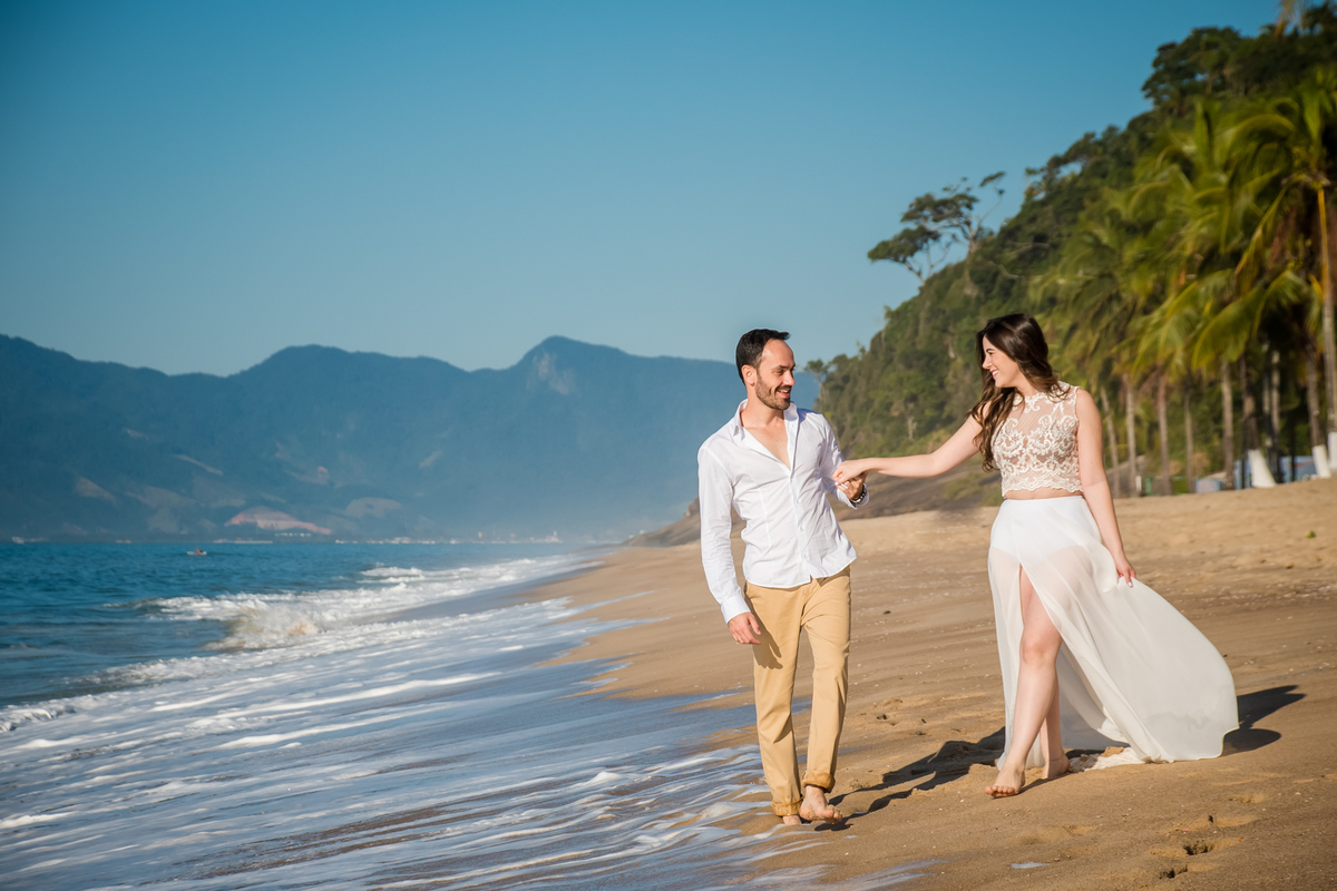 Pré Wedding praia Cibelle e Guilerme