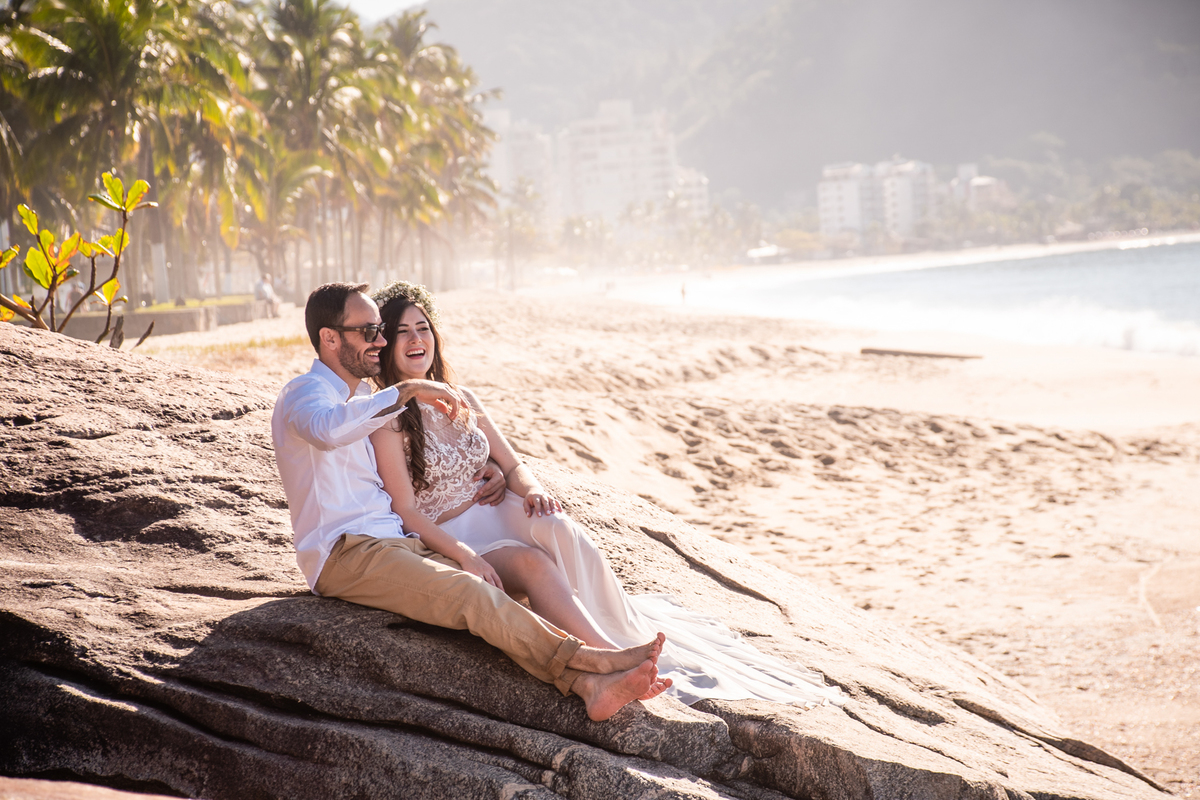 Pré Wedding praia Cibelle e Guilerme