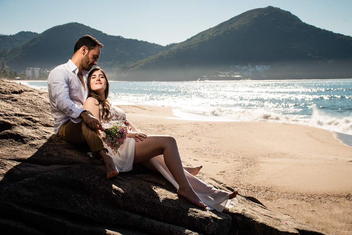 Pré Wedding praia Cibelle e Guilerme