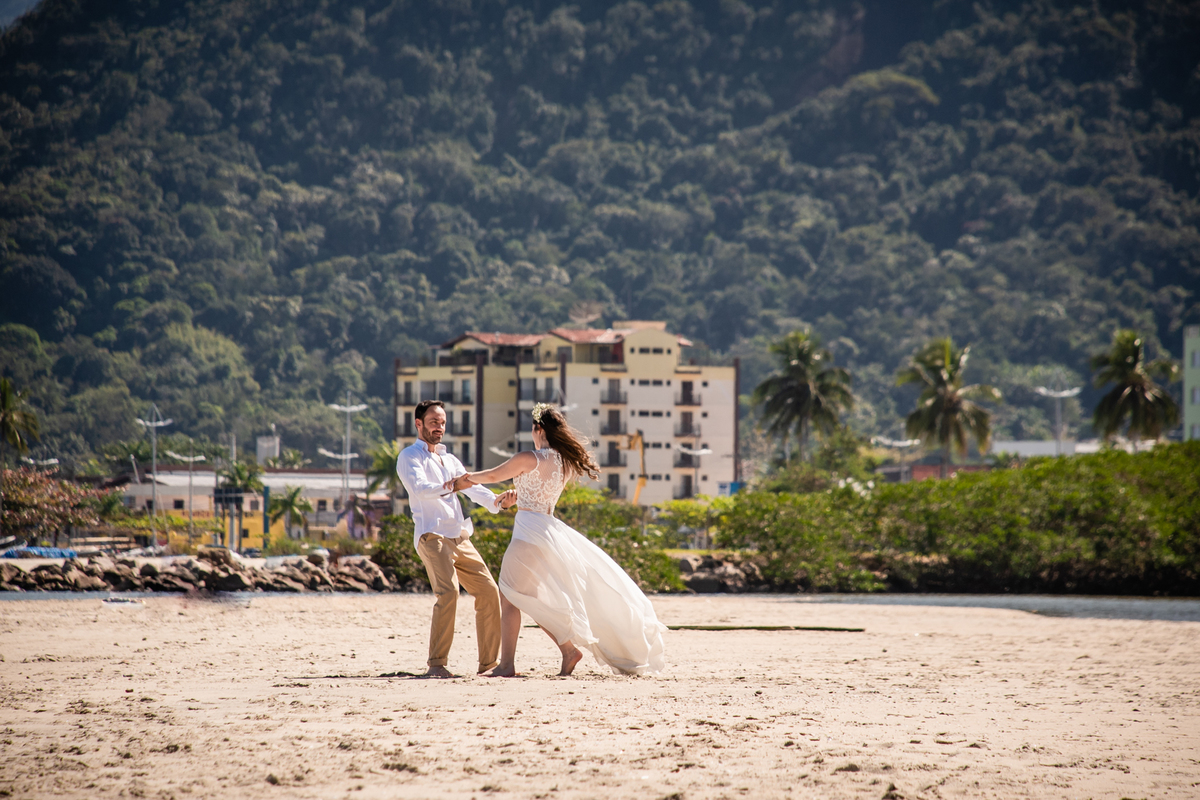 Pré Wedding praia Cibelle e Guilerme