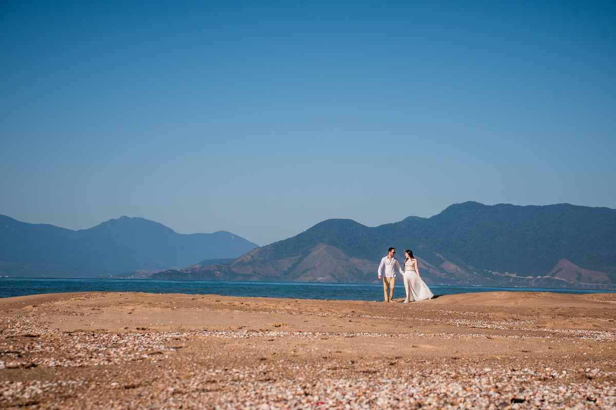 Pré Wedding praia Cibelle e Guilerme
