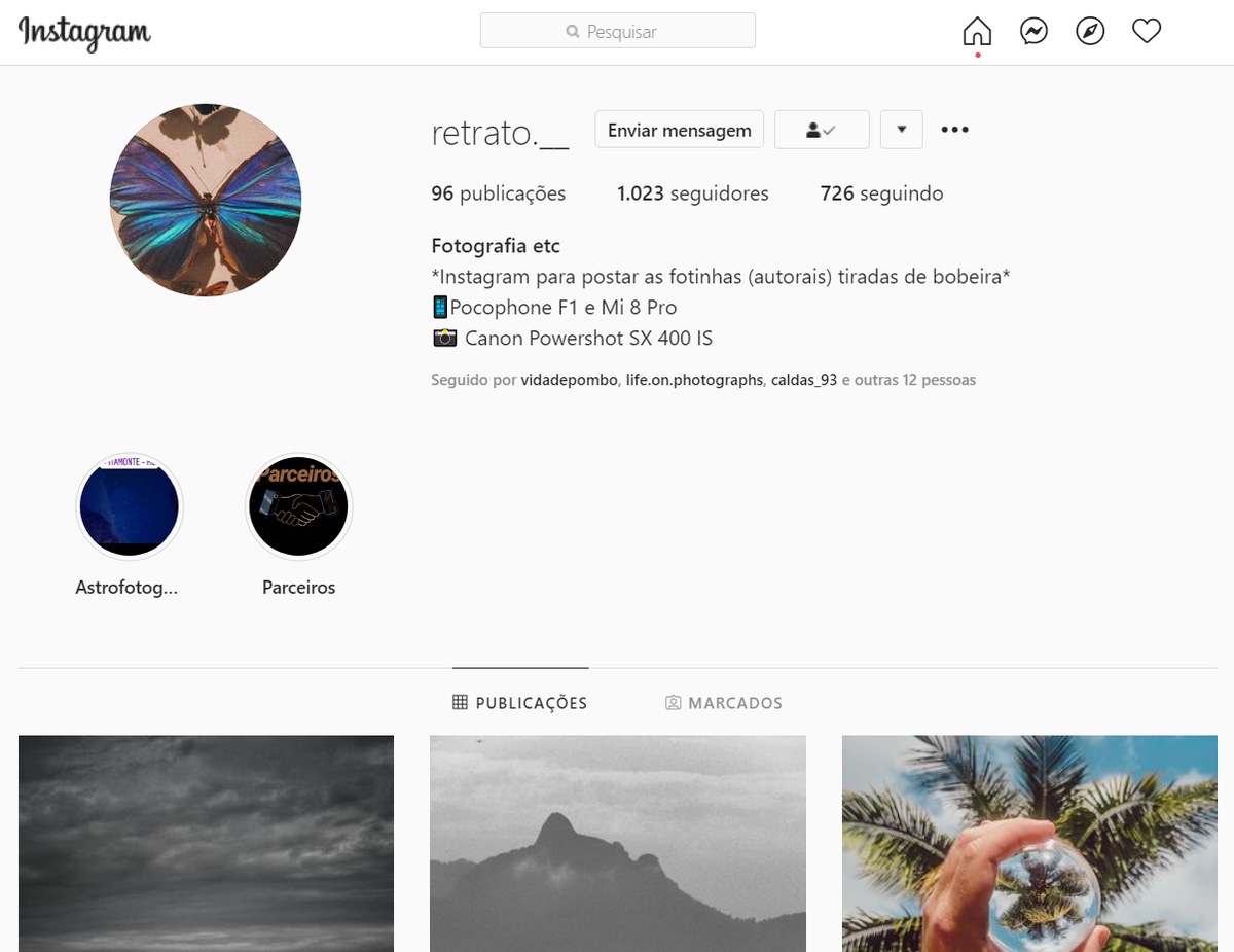 Adriele Martinez e Victor Hugo Pimenta, os autores da imagem no Instagram. 