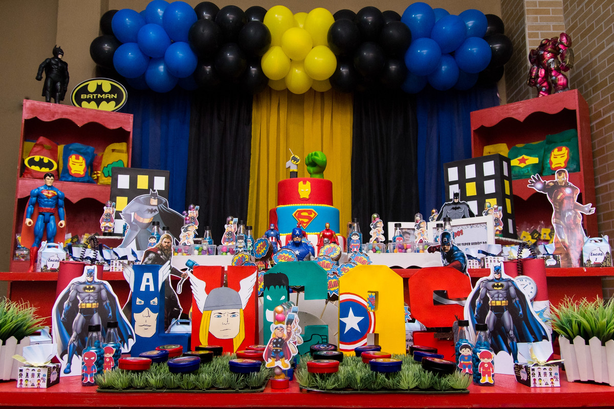 FESTA TEMA SUPER HERÓIS