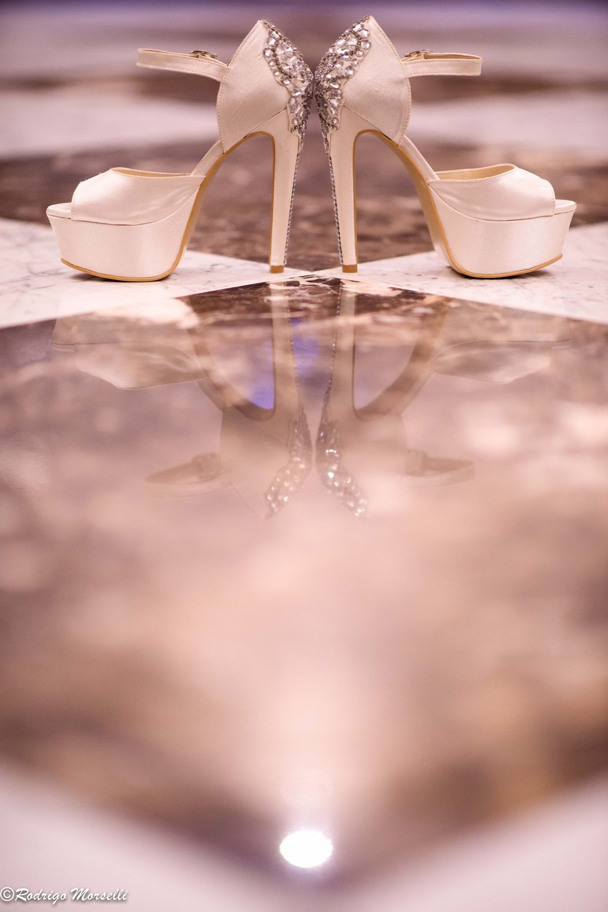 os sapatos da noiva