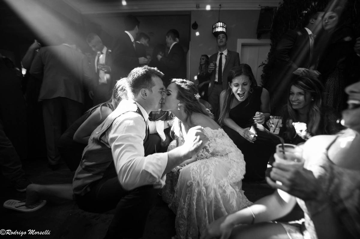 muita alegria na pista de dança na Quinta do Chapecó