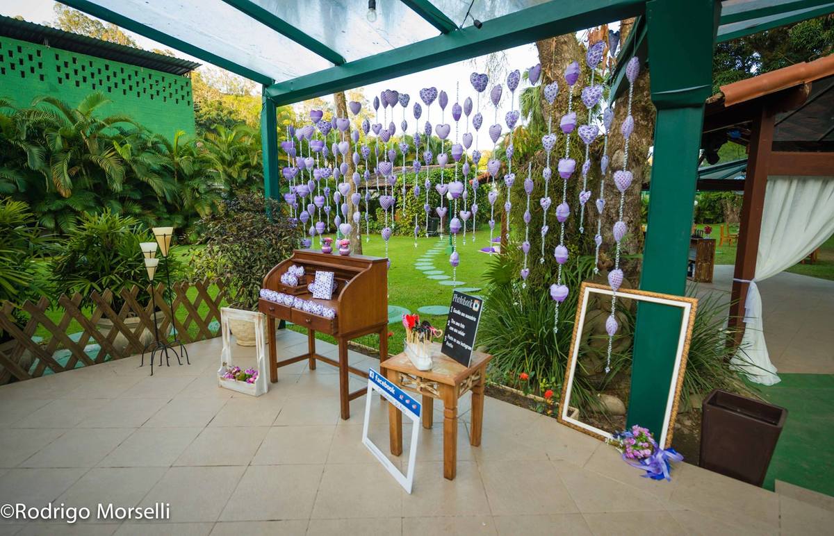 decoração da casa de festas Casuarinas no Rio de Janeiro