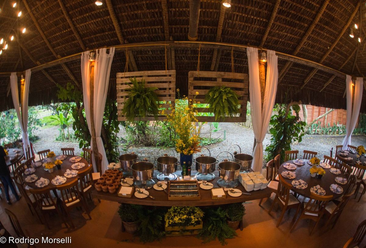 mesas dos convidados