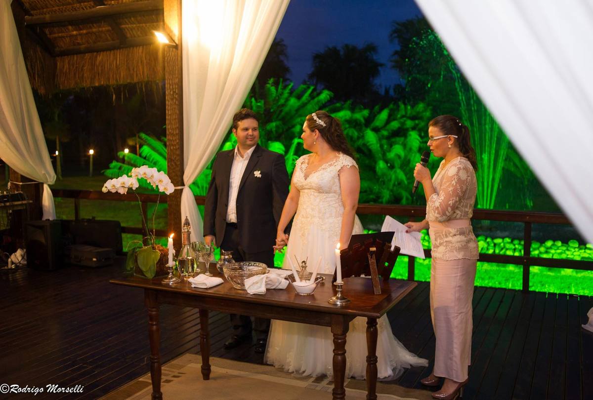 cerimônia celta na casa de festas Villa Morena