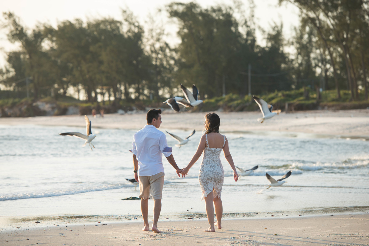 passeando junto das gaivotas