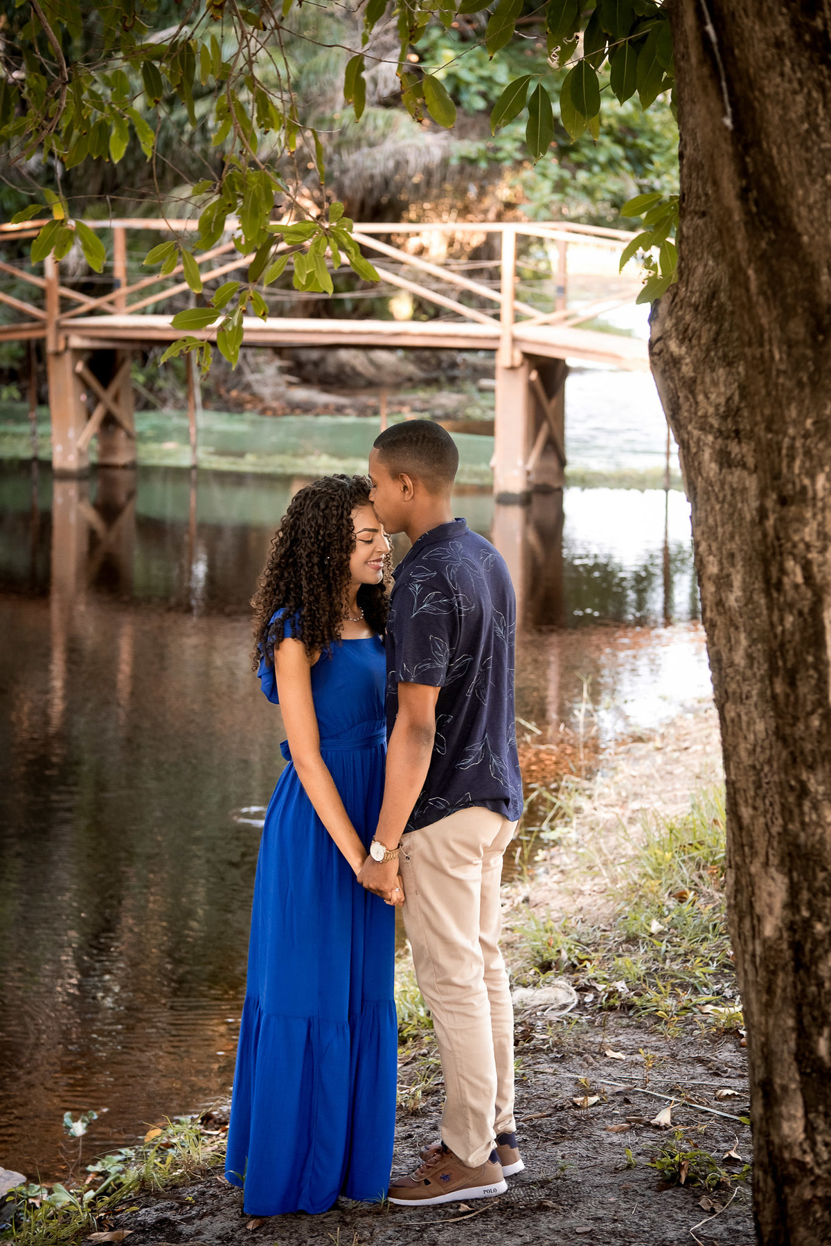 Foto de casal com ponte em Salvador Bahia