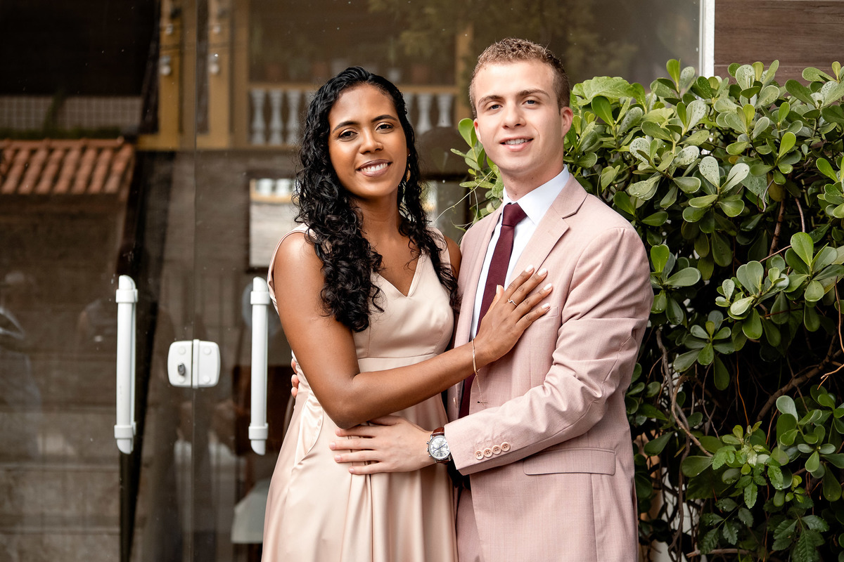 Retrato de Casal no Casamento Civil