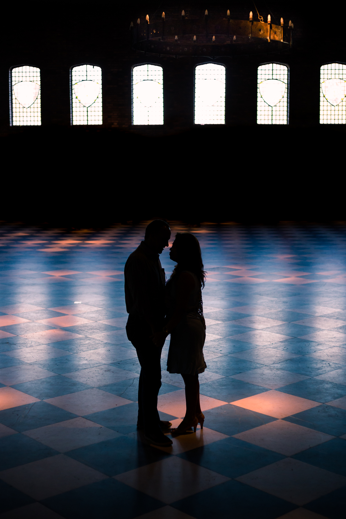 Fotografia de silhueta em um castelo  em Recife
