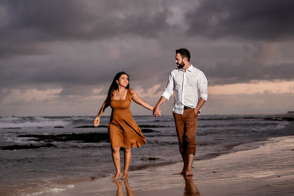 pré wedding com pôr do sol vilas