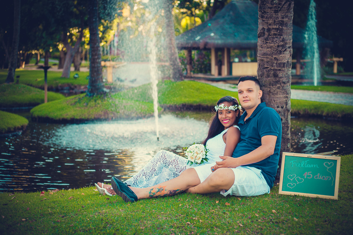 fotografia tirada em uma fonte de água
