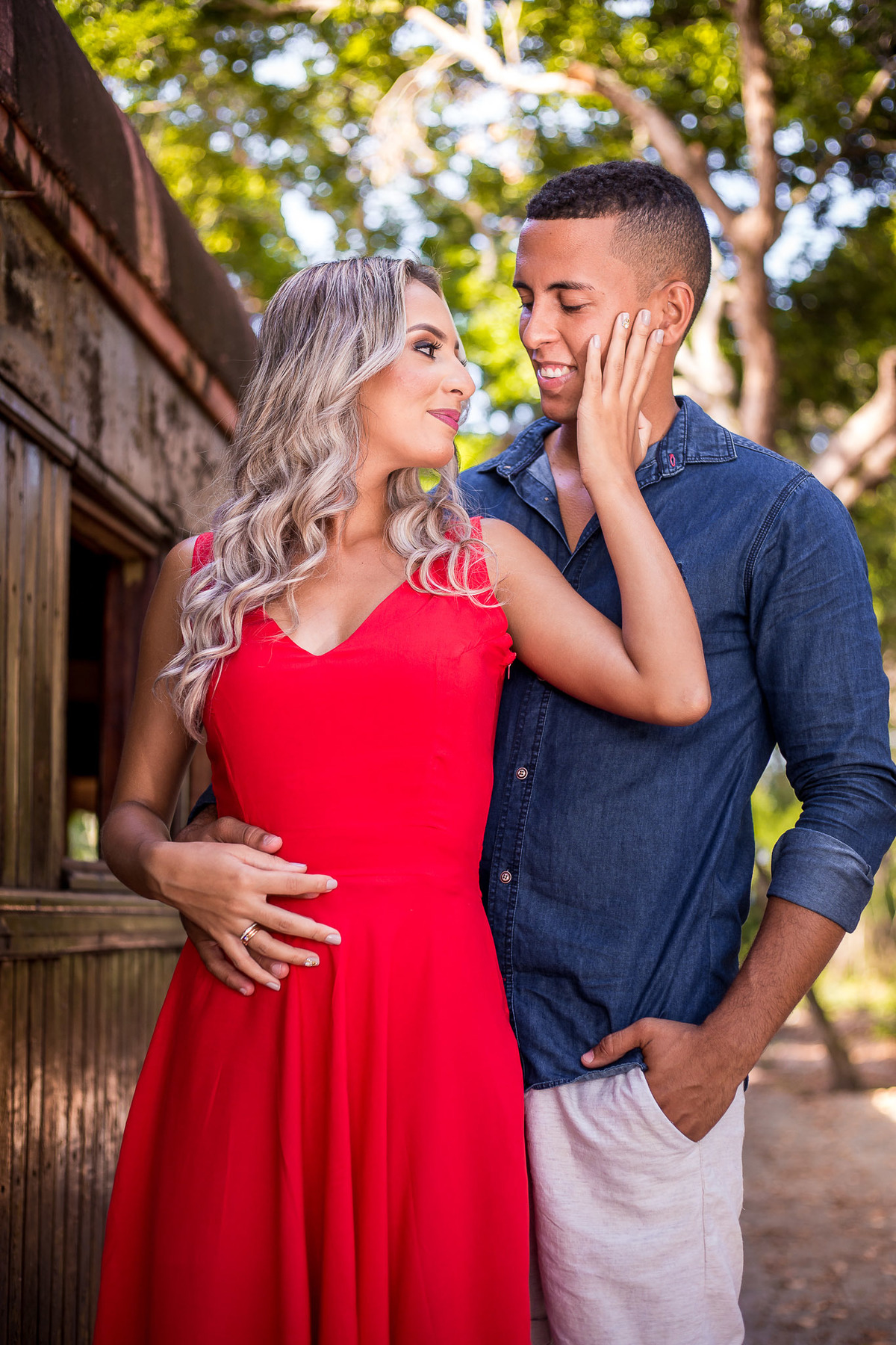 Fotografia dramática na praia de Guarajuba