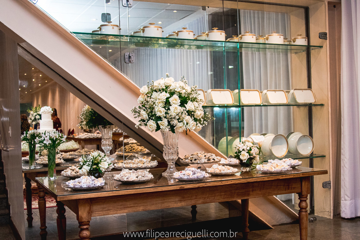 mesa dos doces na festa de casamento em salvador Bahia casa do comércio