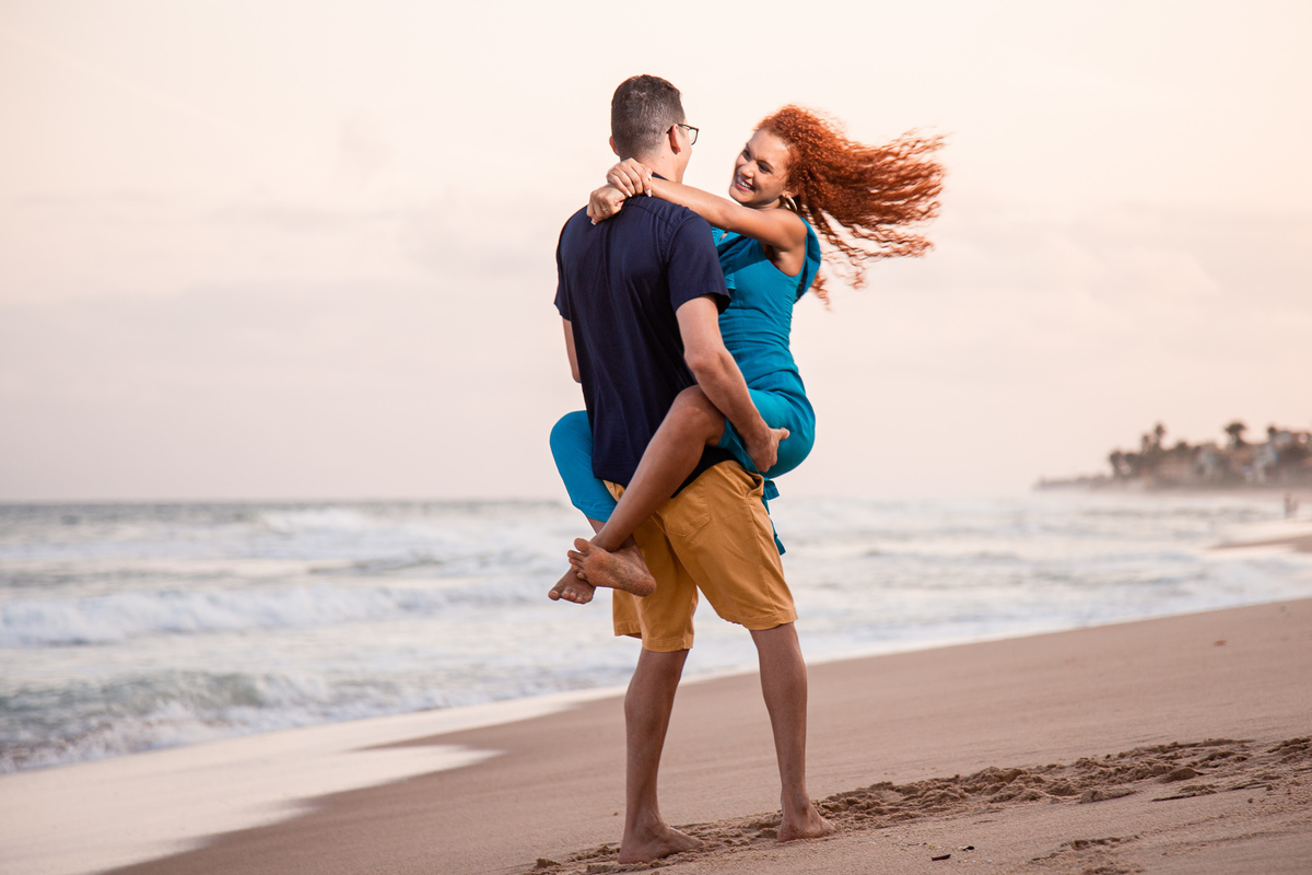 Ensaio fotográfico na praia de Vilas do Atlântico