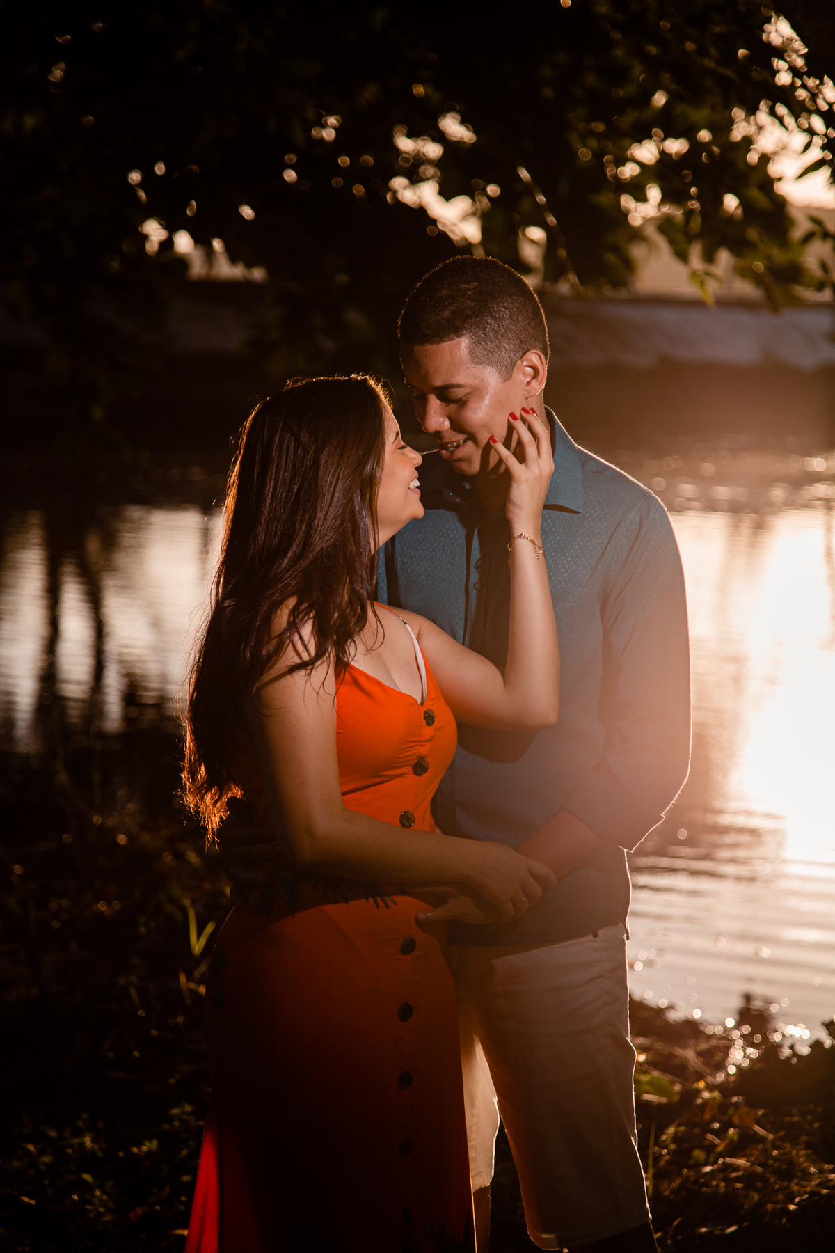 Ensaio Pré casamento em Guarajuba com pôr do sol