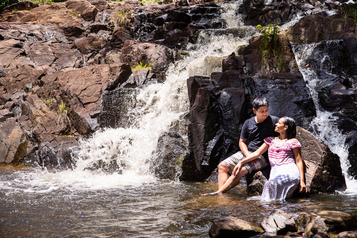 foto na cachoeira dos indios Esplanada Bahia