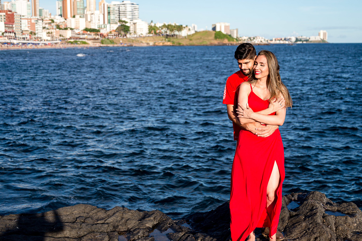 ensaio pré casamento na praia da barra