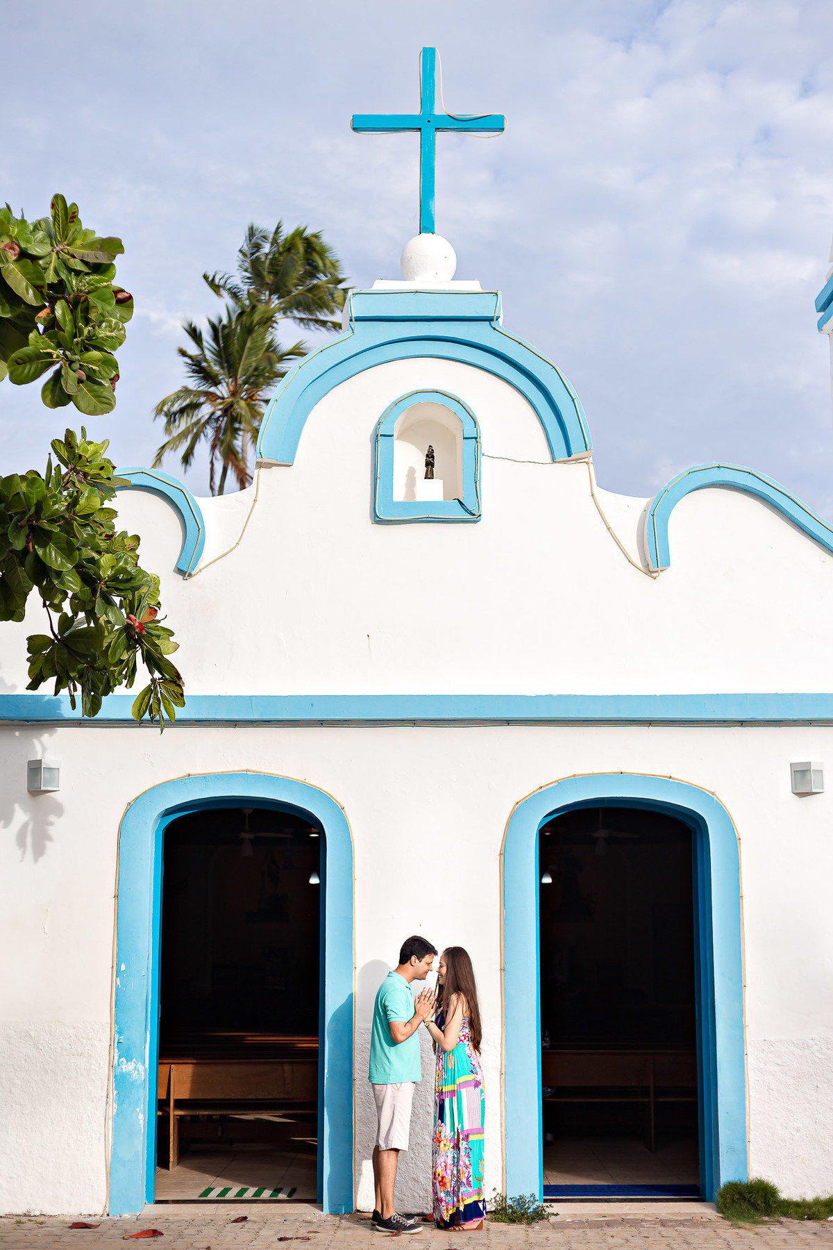 Ensaio  feito na na Igreja São Francisco de Assis na Praia do Forte Bahia