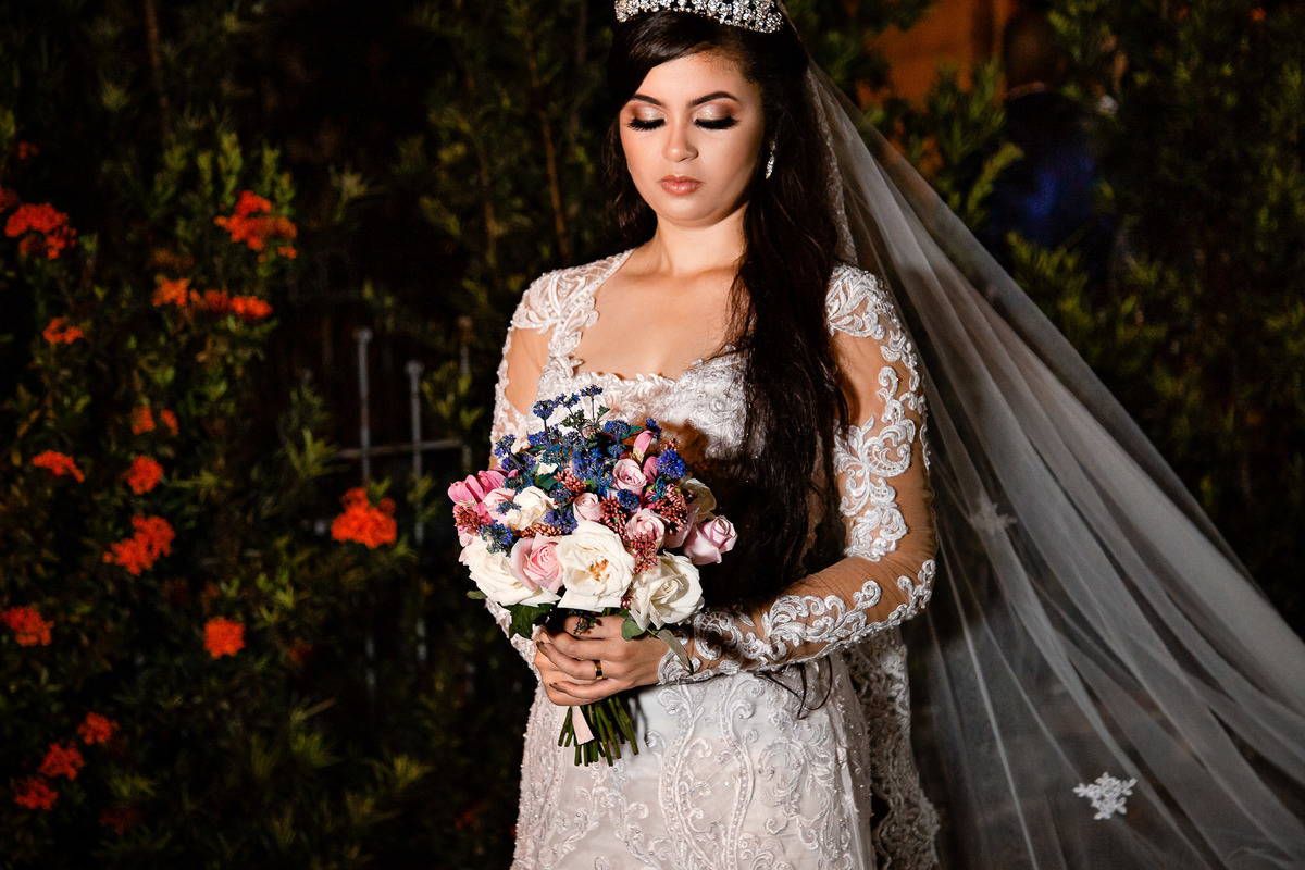 retrato da noiva no Espaço Quinta da Madragoa em Salvador Bahia