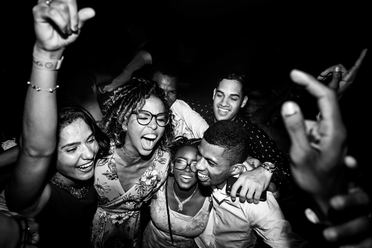 Foto na boate no Espaço Quinta da Madragoa em Salvador Bahia