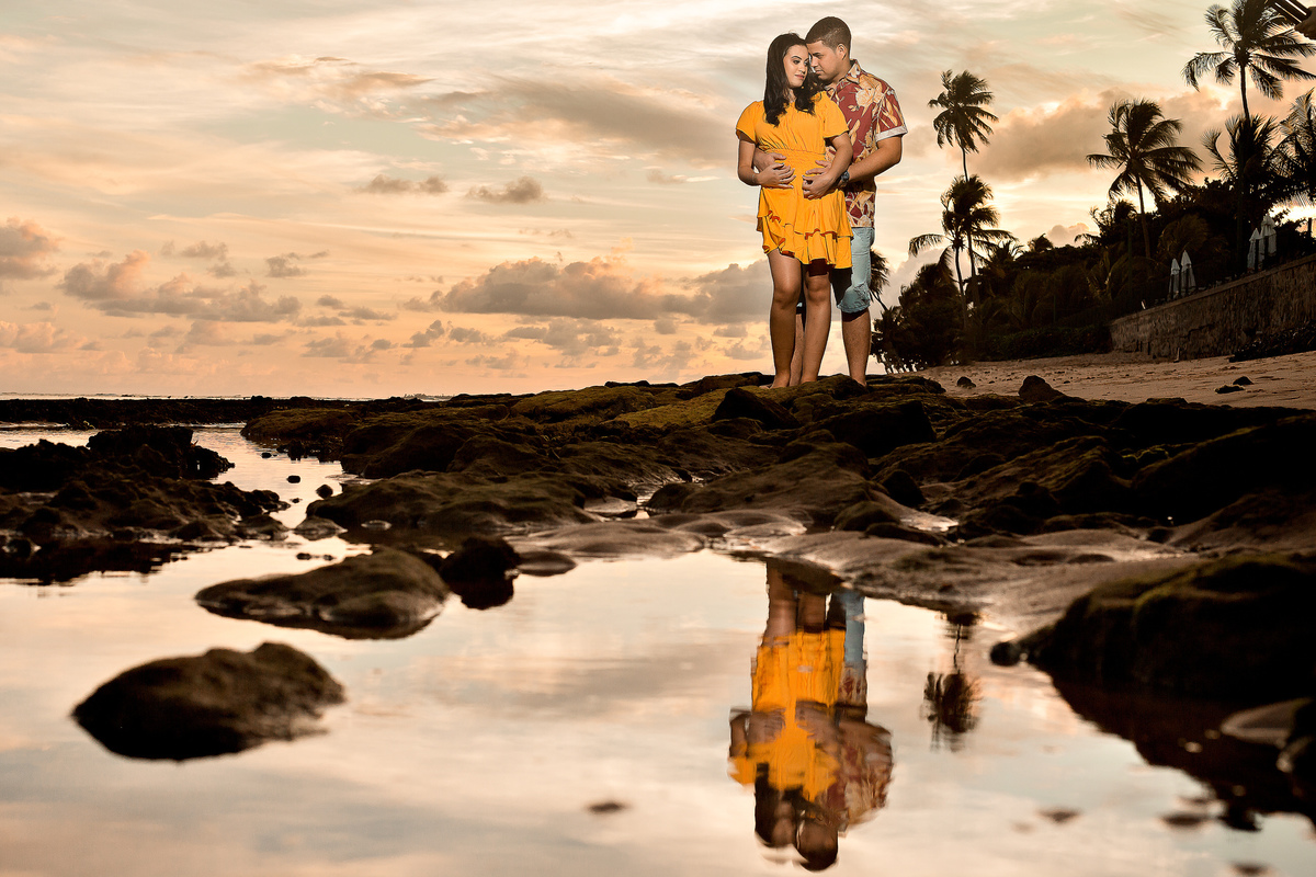 ensaio fotográfico na Praia do Forte Bahia