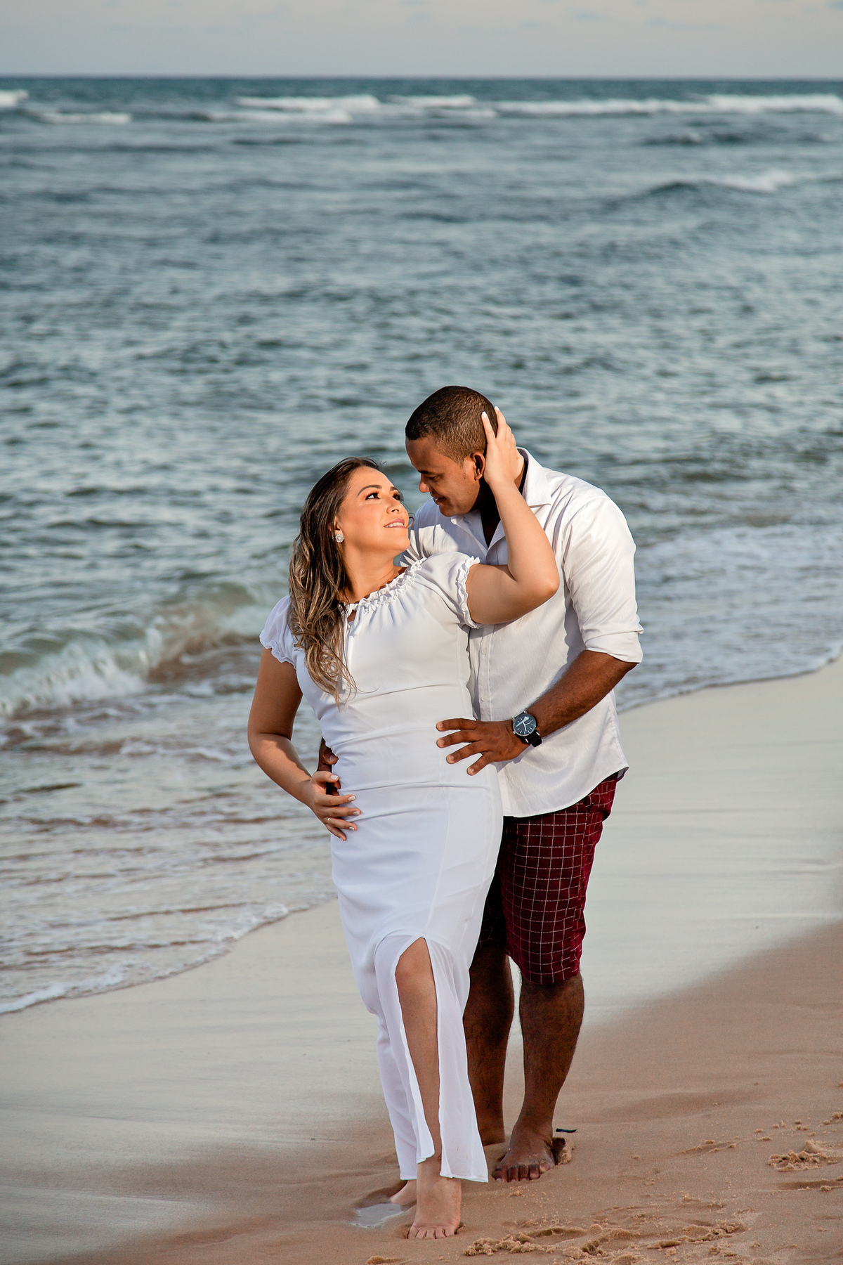 ensaio fotográfico na praia do forte bahia