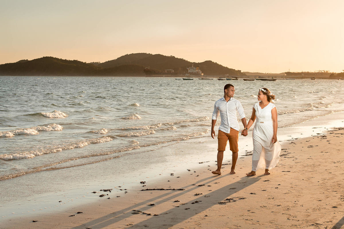ensaio pré casamento na praia de Madre de Deus