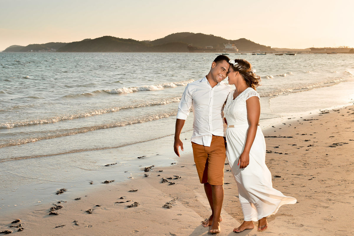 ensaio pré casamento na praia de Madre de Deus