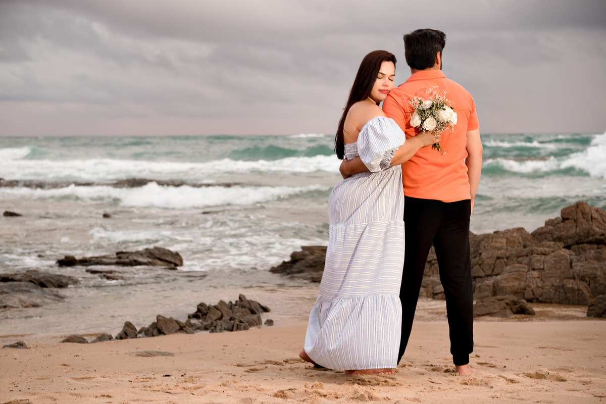Ensaio de Bodas de Casamento na praia do Resort Costa do Sauipe