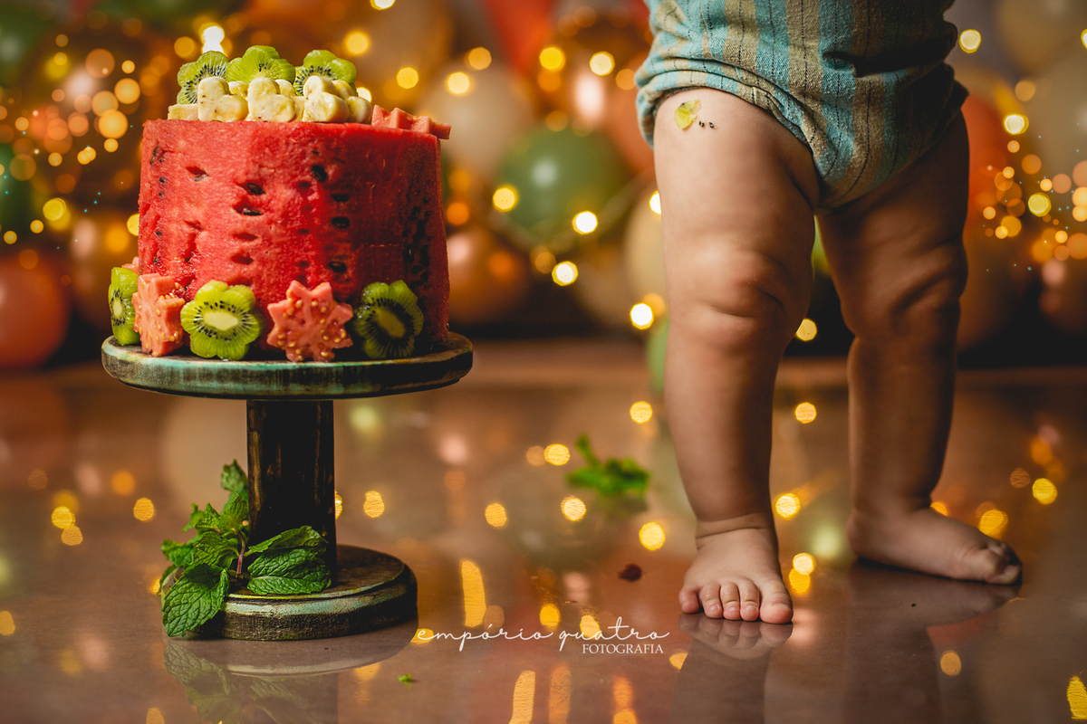 ensaio com frutas no ABC